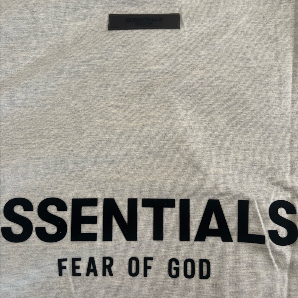 Fear of God Essentials Light Gray Tee